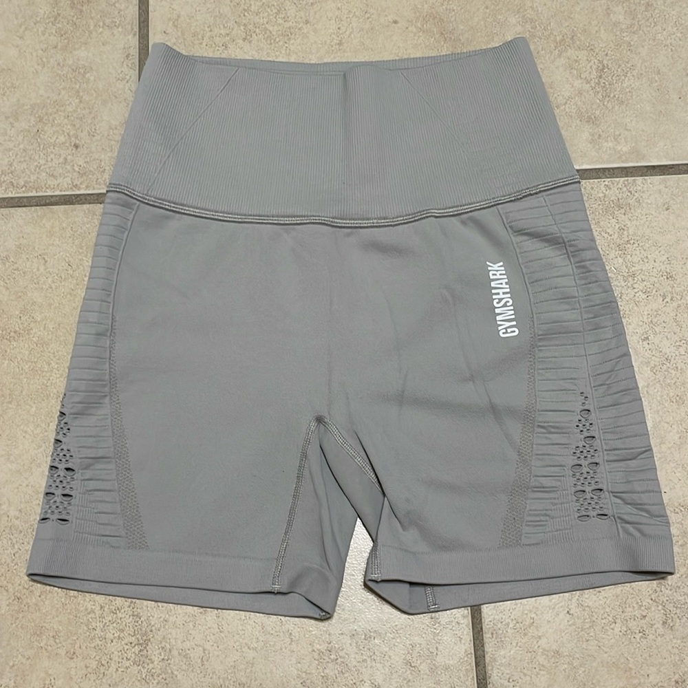 Grey gymshark shorts size small